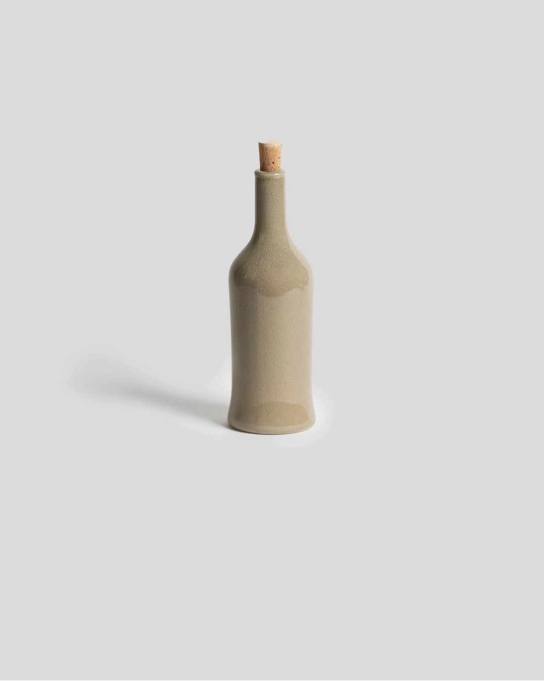 Stoneware Olive Oil Cruet Tall