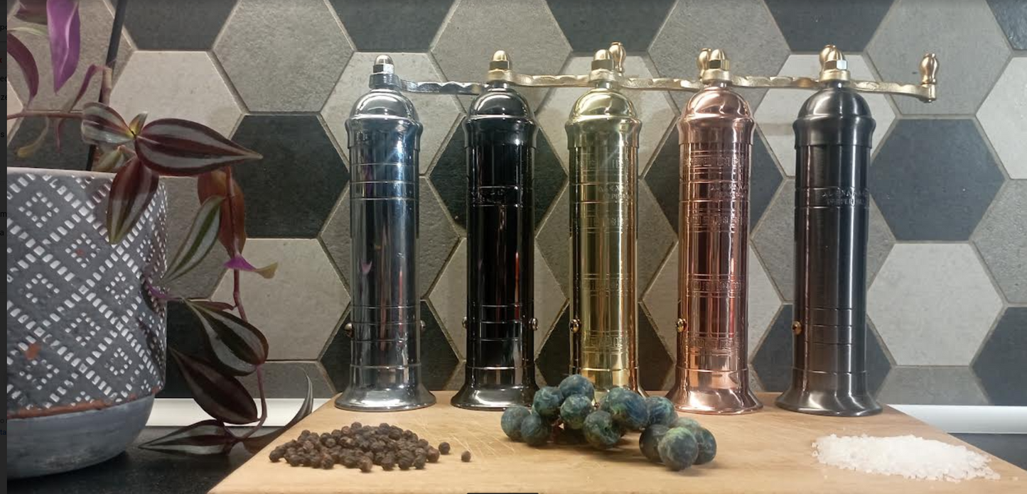Copper Pepper Mill 8"