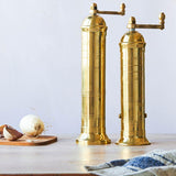 Alexander (Atlas) Brass Salt and Pepper Mills, Set of 2