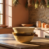 Vintage Mixing Bowls, T.G. Green Granville Stoneware Set