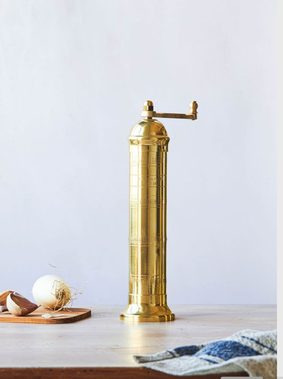 Copper Pepper Mill 8"