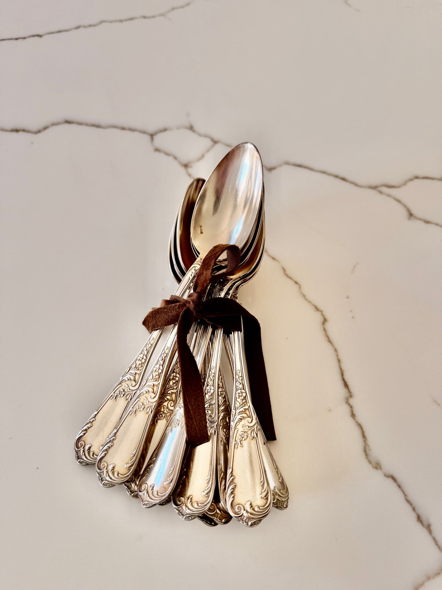 Vintage French Silverware - Spoon Set