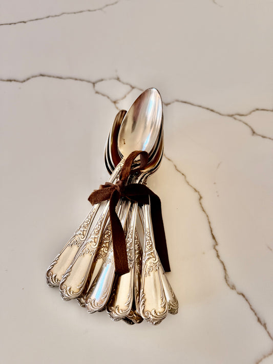 Vintage French Silverware - Spoon Set