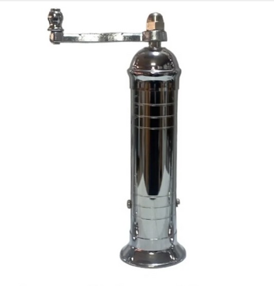 Alexander (Atlas) Copper Pepper Grinder, Chrome Pepper Grinder