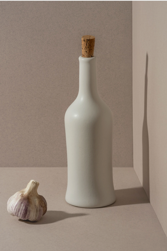 Stoneware Olive Oil Bottle