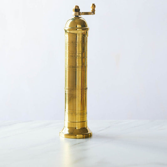 Alexander (Atlas) Brass Salt Mill 9"