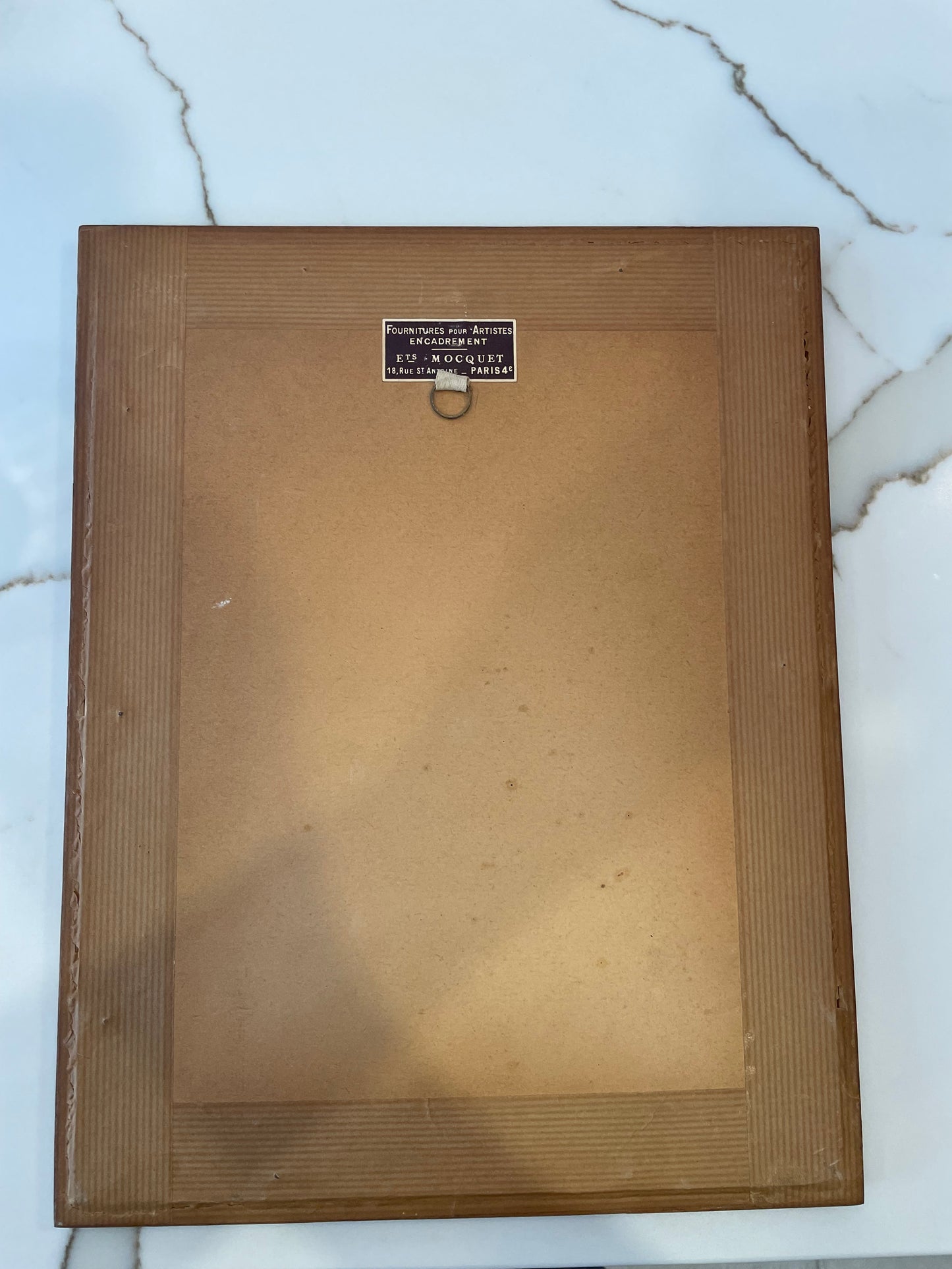 Vintage French Aquarelle Painting